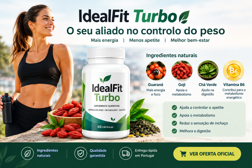 IdealFit Turbo Funciona? Análise, Ingredientes, Benefícios e Onde Comprar em Portugal